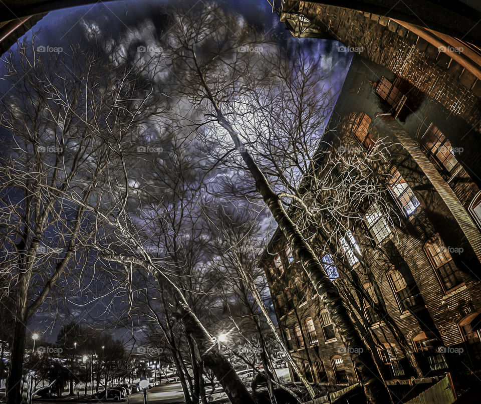 Night Tremors. This was taken with a GoPro Hero4 Black. Editing was done in Lightroom and layered for HDR using Photomatix.