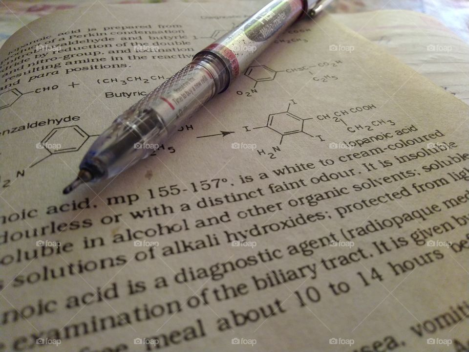 organic chemistry study notes pen paper
