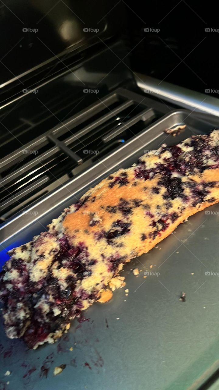 Blueberry bread homemade 