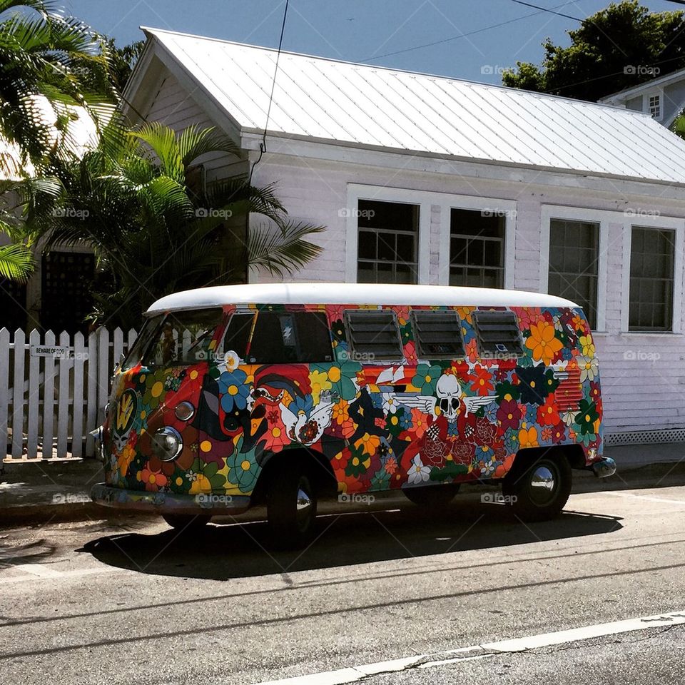 Colourful Camper Van