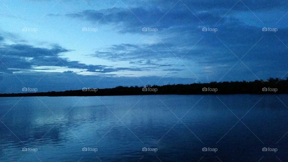 river reflection