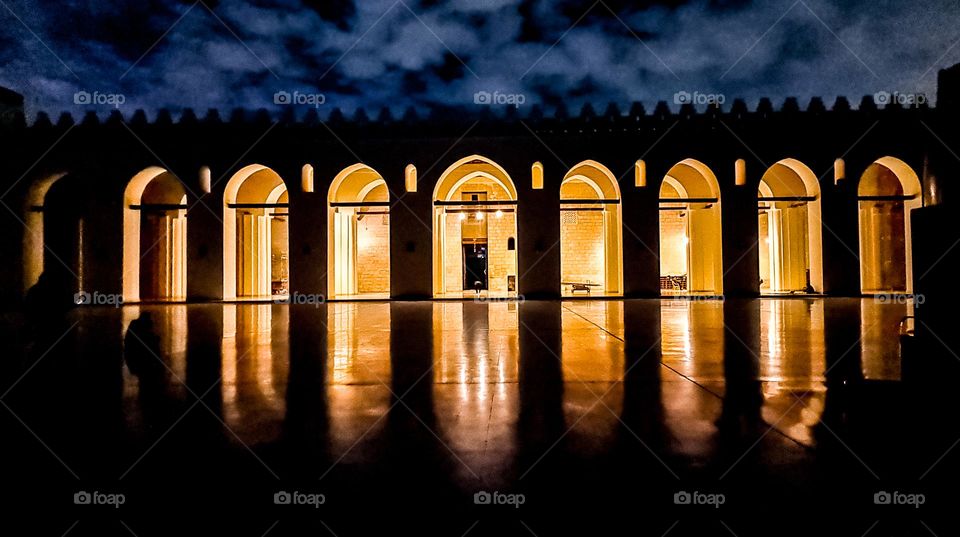 old mosque in ancient Egypt