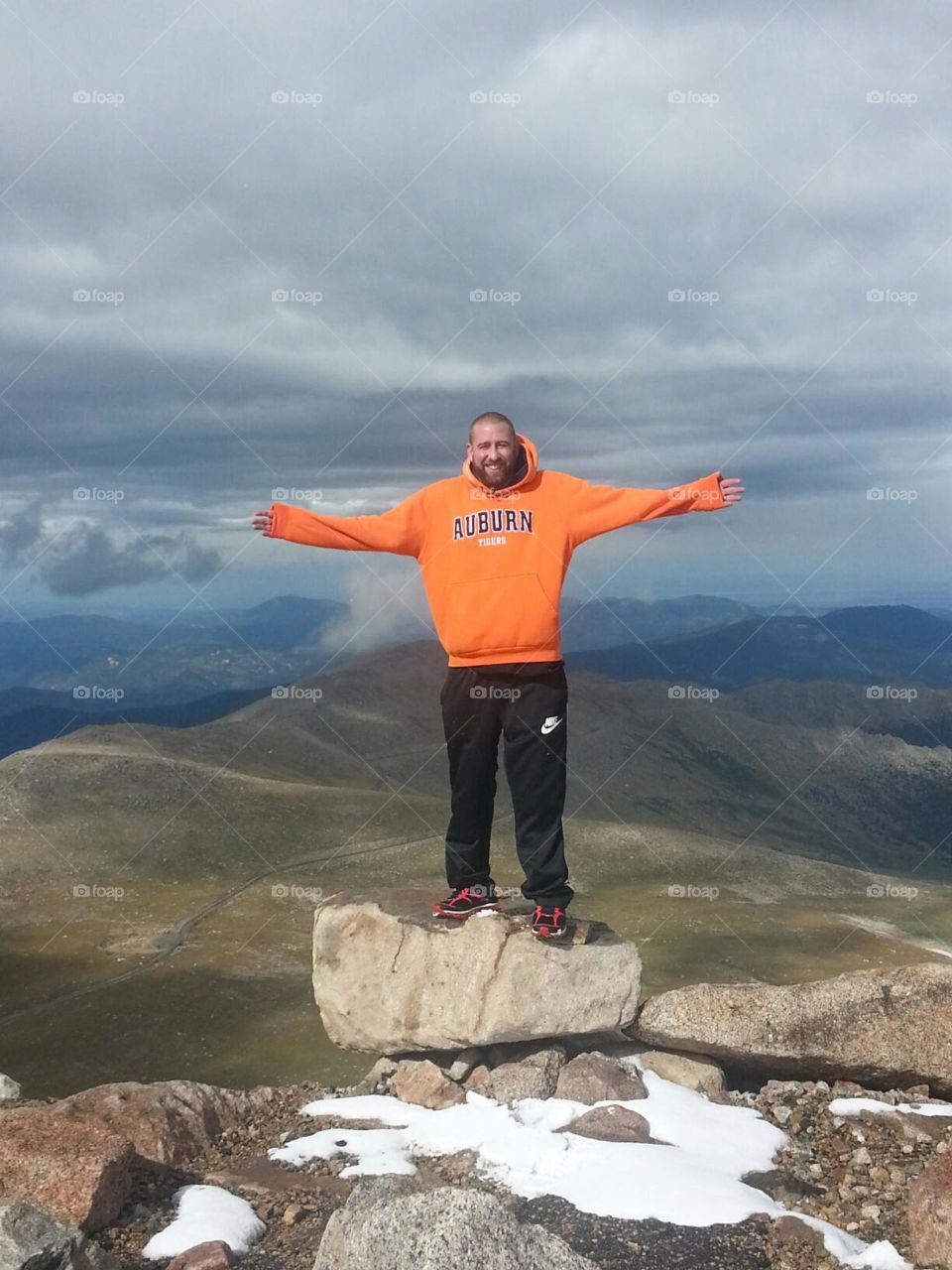 On top of Mount Evans!