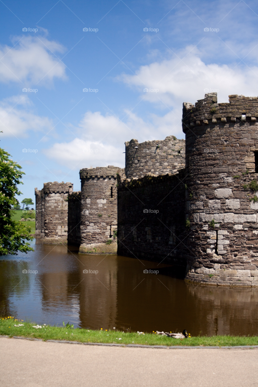 sky blue clouds water by gregmanchester