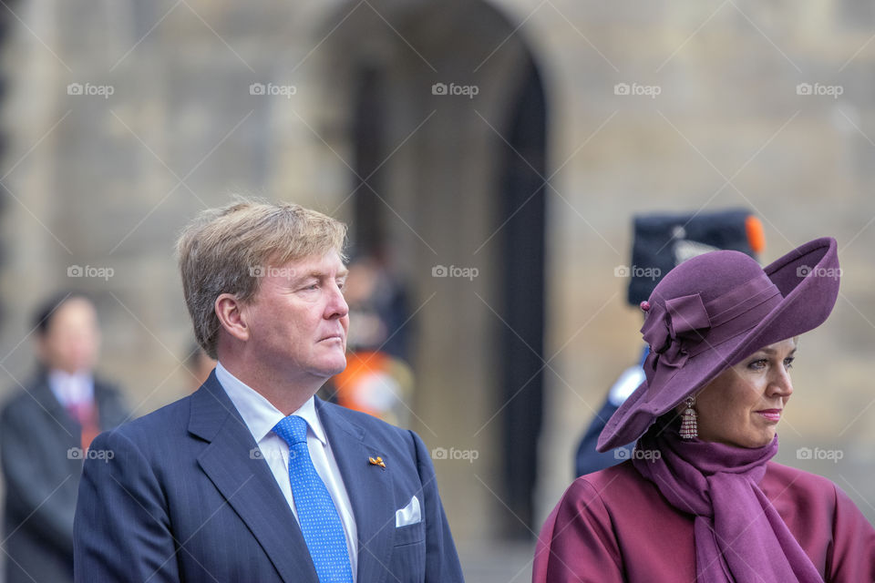 King Willem Alexander And Queen Maxima At The Dam Square Amsterdam The Netherlands 21-11-2018