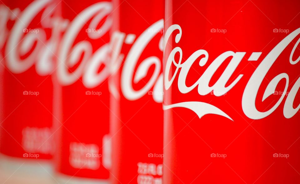 Coca Cola cans
