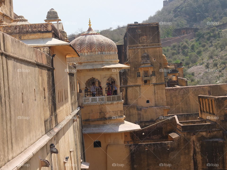Amber fort- Amer Fort is one of the best tourist destinations not just in Jaipur City but the whole of Rajasthan.It is believed that the passage was used to escape at times of war or enemy attacks. It is located on Cheel Ka Teela on A Ravalli hills