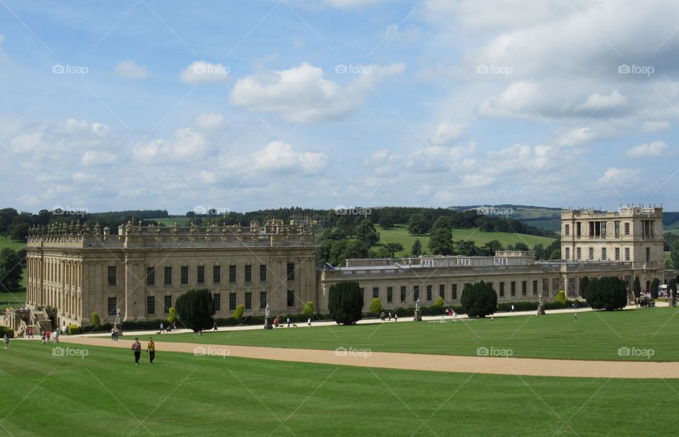 Chatsworth house Bakewell Derbyshire.