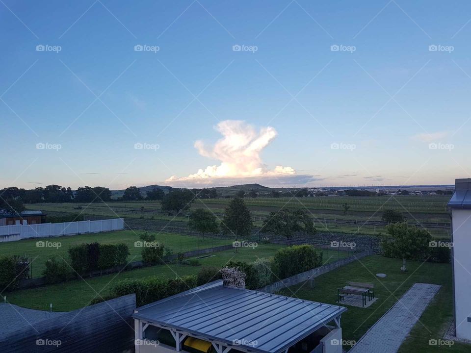 unique clouds formation