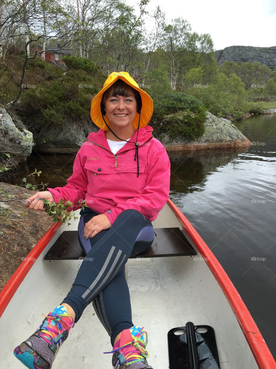 Enjoying the moment of silence in the mountains of Norway