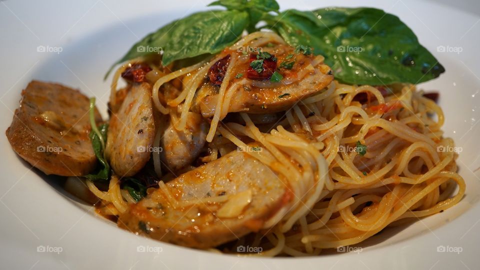 sausage spaghetti