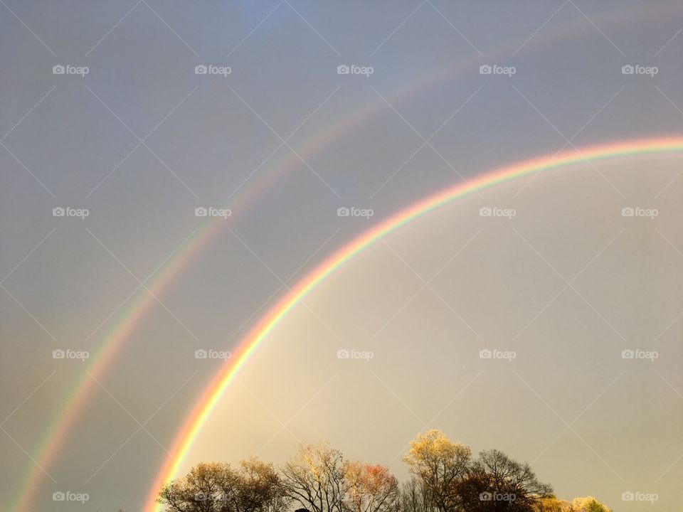 Rainbow in the sky