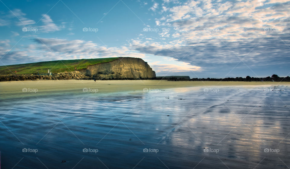 Early morning at the beach