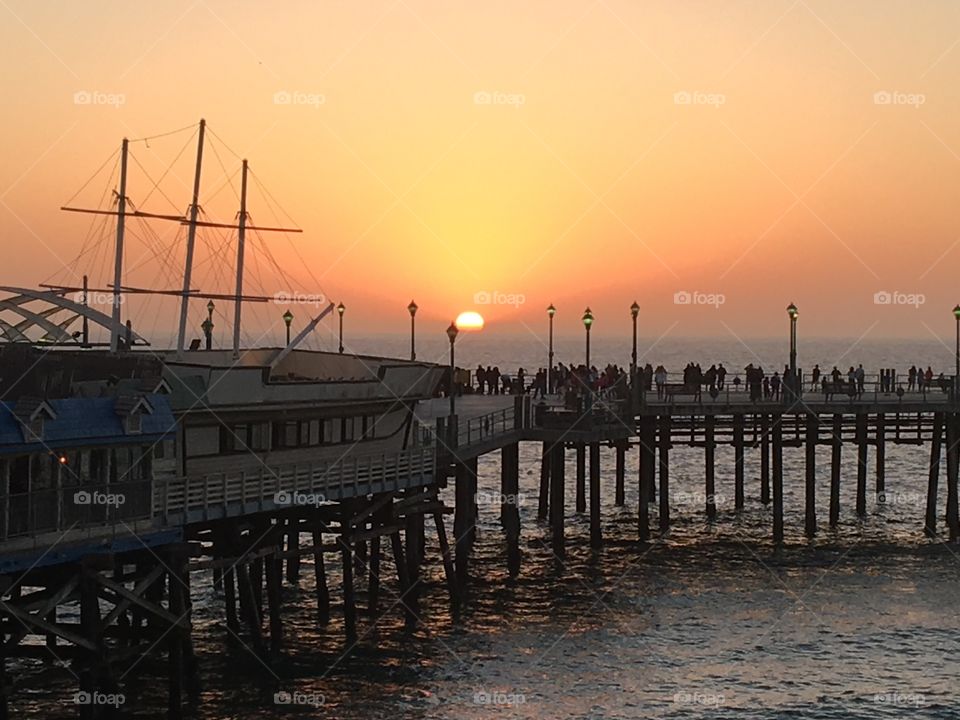 Sunset from the Pier