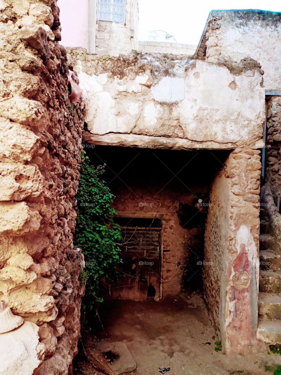 Ancien caves in village Bhalil of morocco
