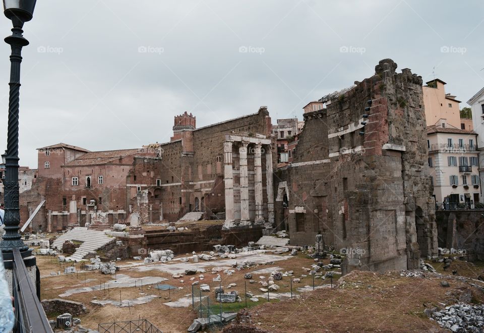 Ancient ruins in rome