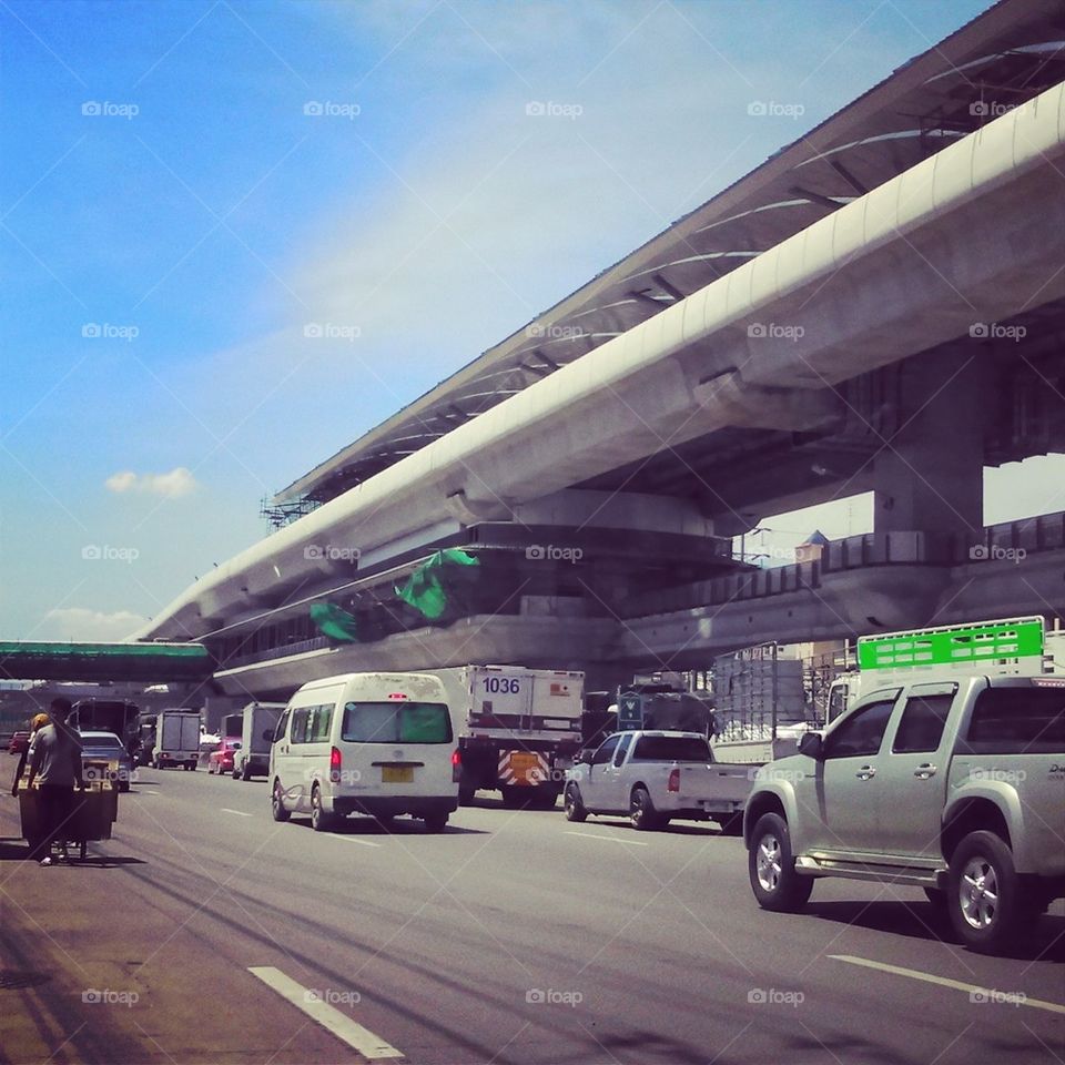 Road in Thailand.