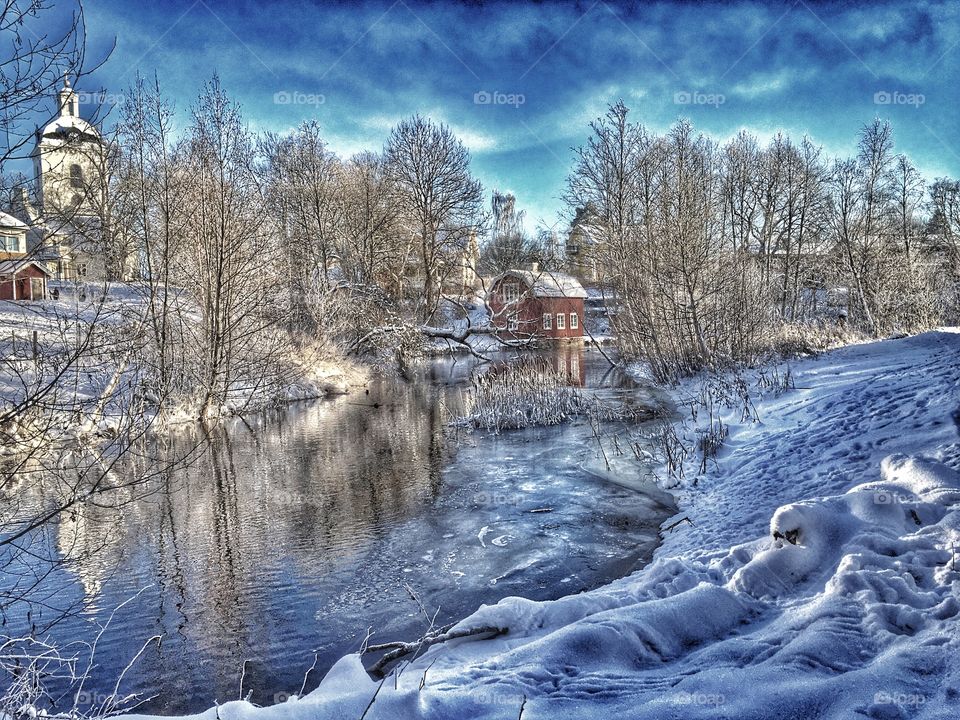 House by the river 
