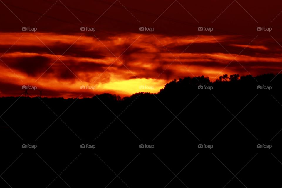 Burning sky 