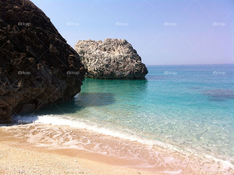 beach summer greece lefkada by canan17ro