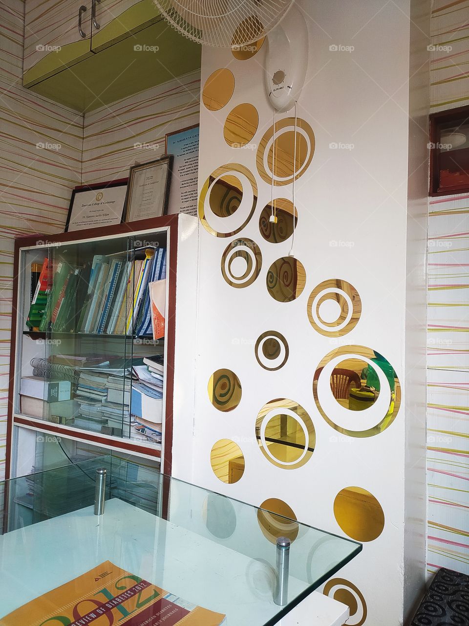 New Wallpaper for My Cabin rounded structure