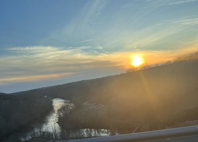 Sunset lakeside 