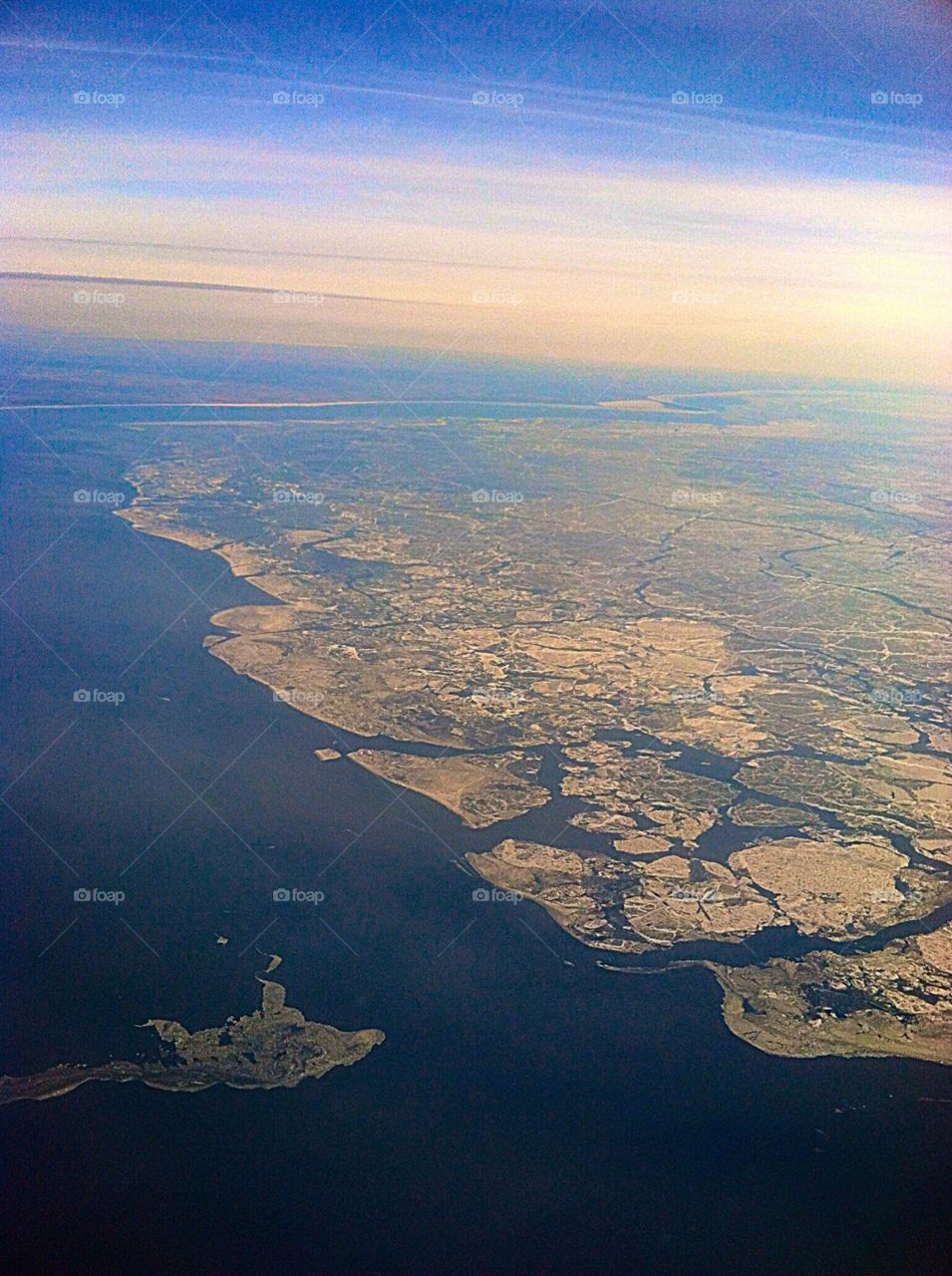 Ice Jams . Lake Erie