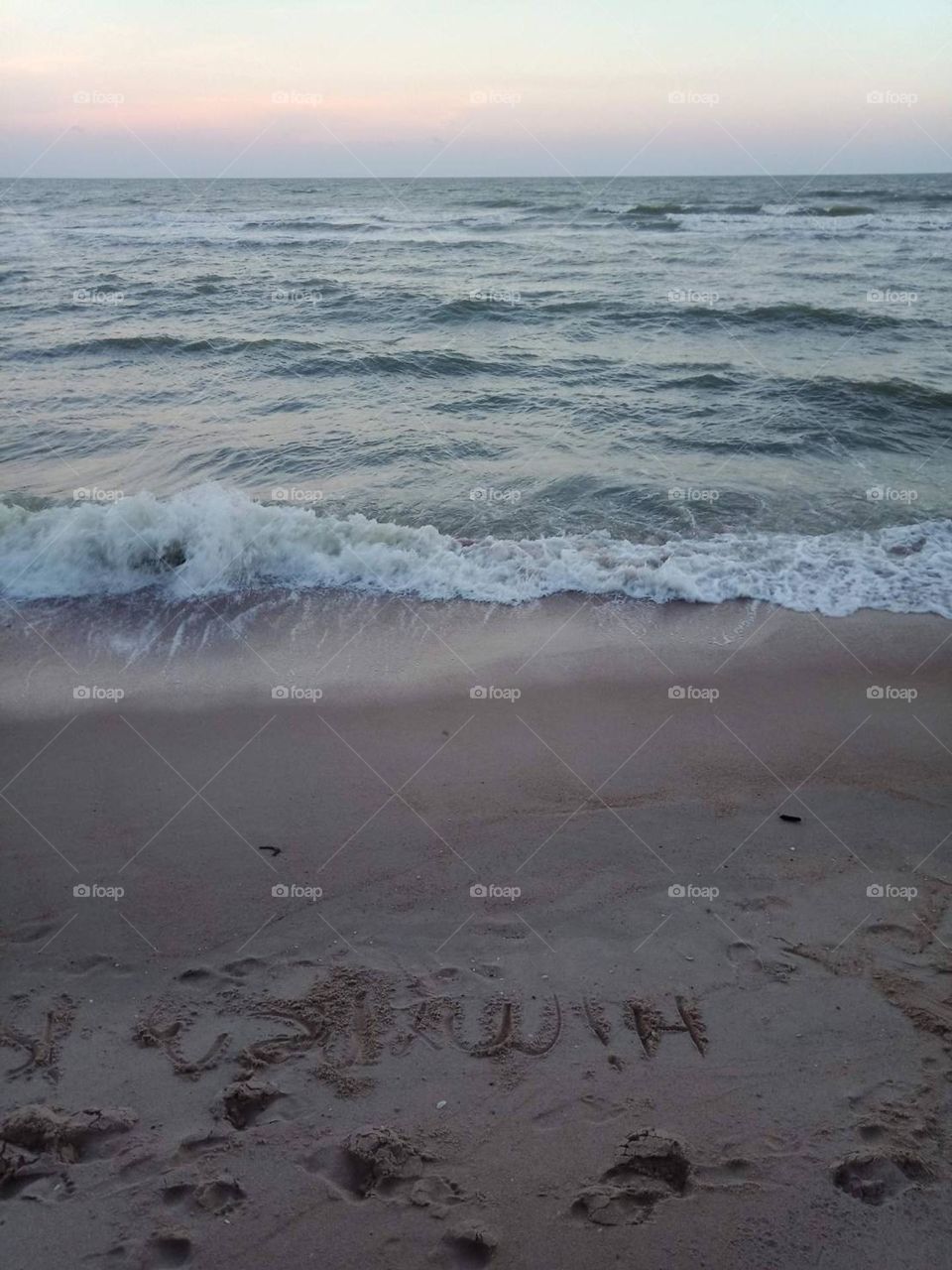 Evening beach