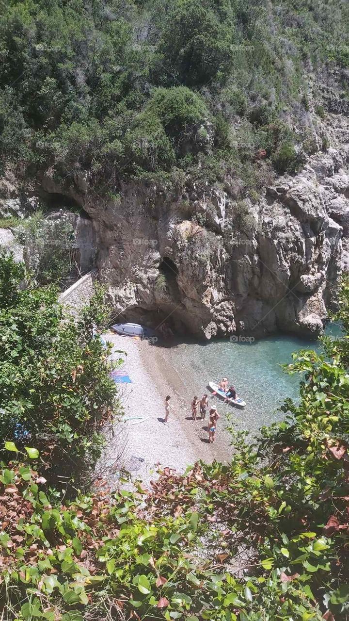 Coast sea in Italy