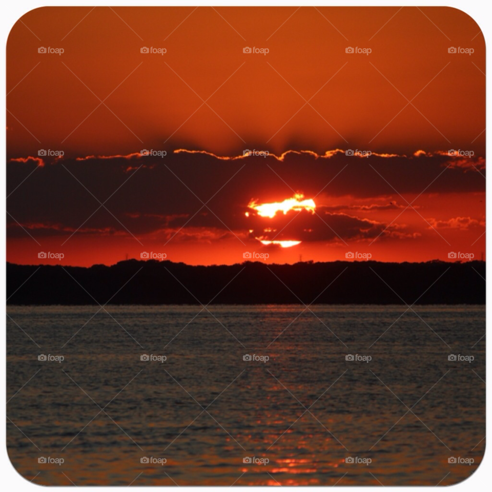 sky nature sunset clouds by ipixxiqi