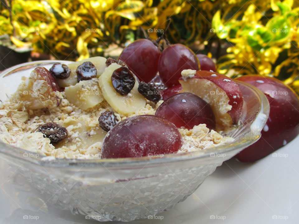 grapes oats