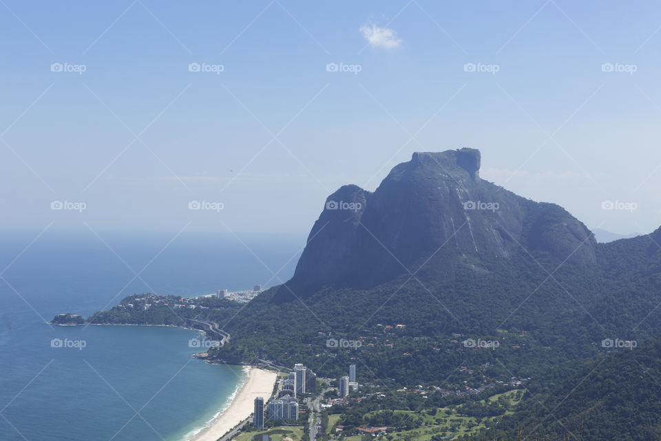 Sao Conrrado beach in Rio de Janeiro Brazil.