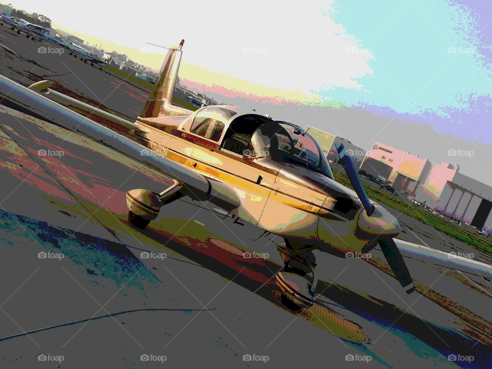 Posterized Cessna Tiger