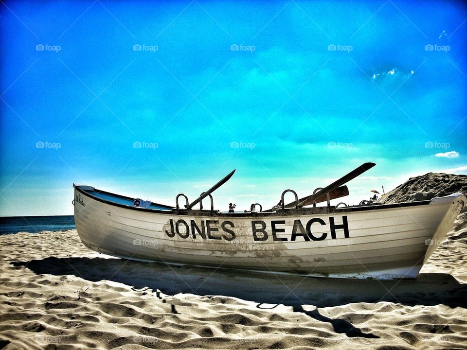 Jones Beach Wood Boat