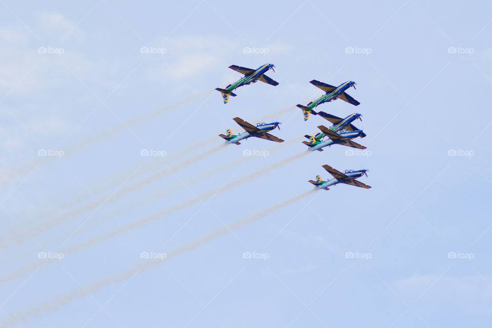 Brazilian Air Force Acrobatic Team "Esquadrilha da Fumaça" 