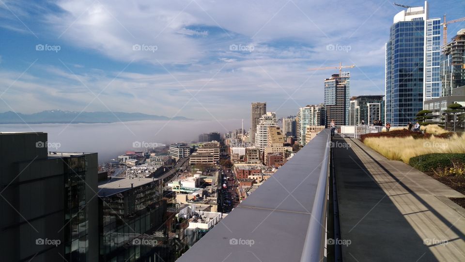 A view over Seattle.