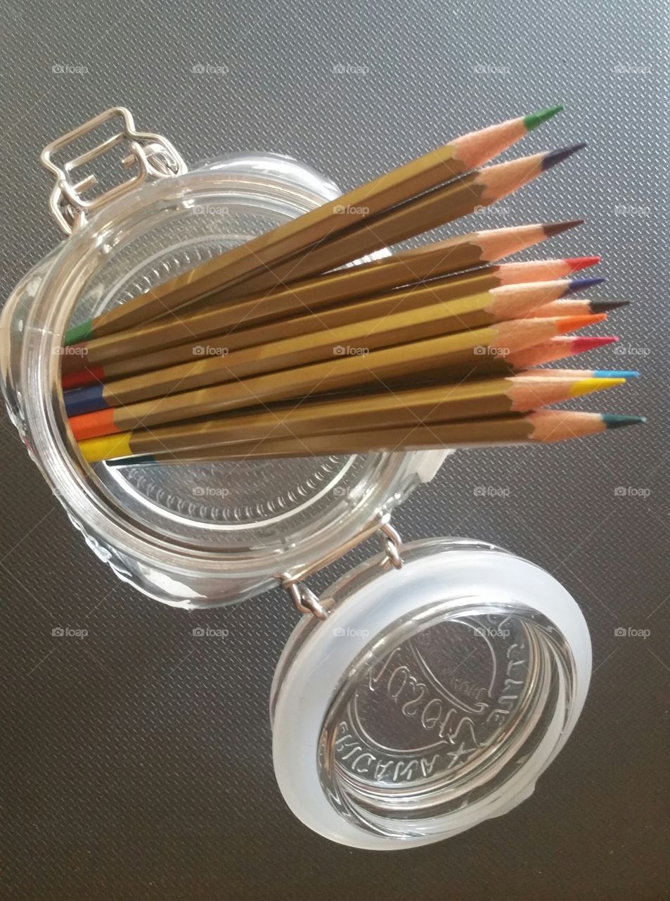 Mason Jar Pencils