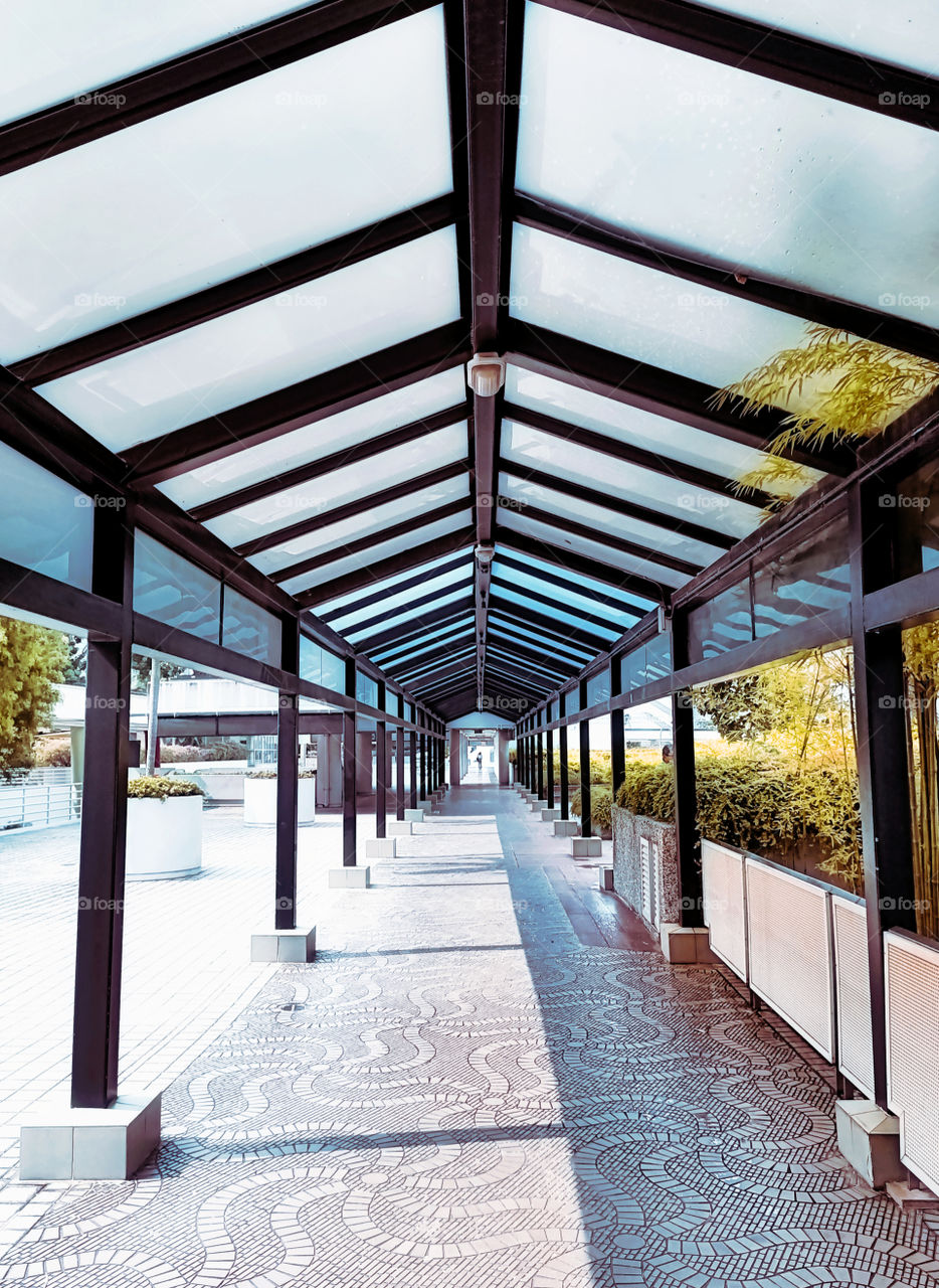 Link way from Pan Pacific  Hotel to Marina Square  Mall