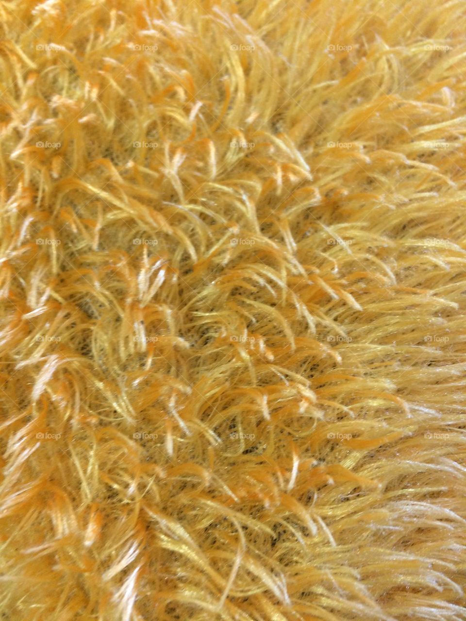 Yellow Fur Material 