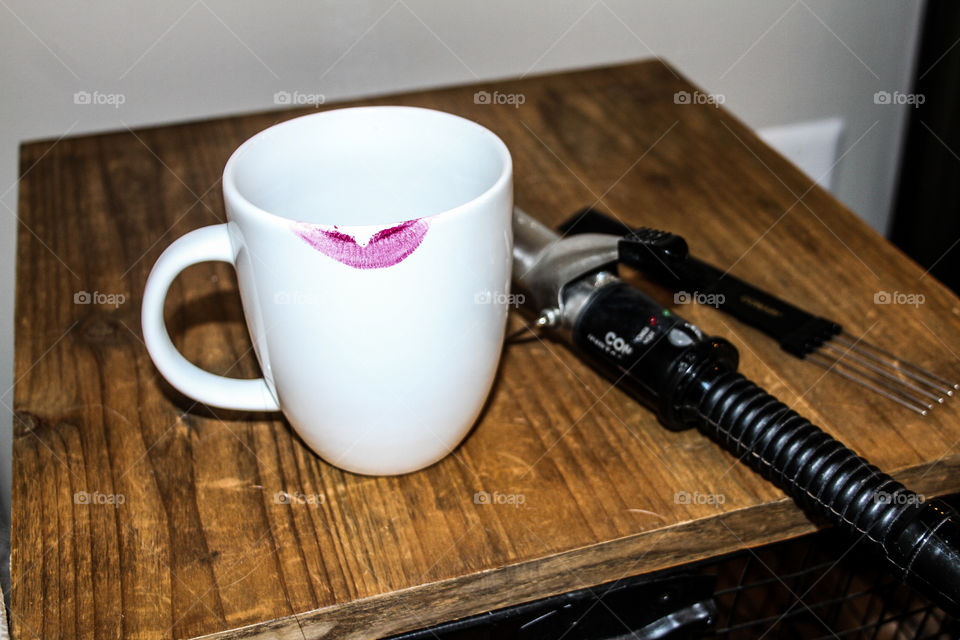 Love coffee while getting ready for the day