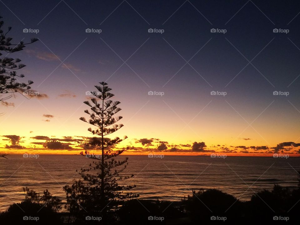 A beautiful sunrise at Coolum on the Sunshine Coast, Queensland, Australia 🌅