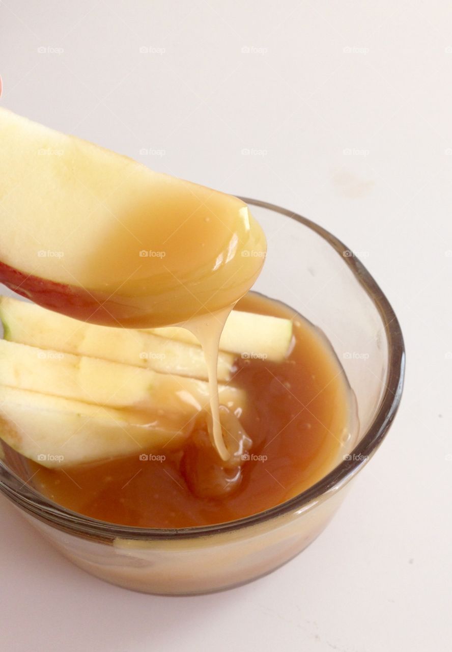 Apples and caramel 