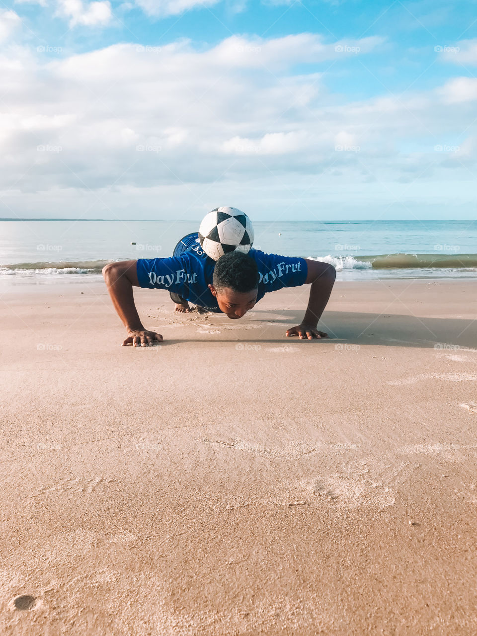 Balance and calm, practicing this on the beach is rewarding