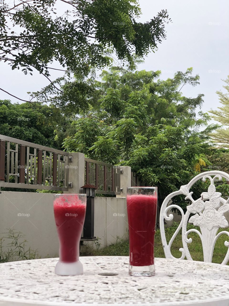 Lovely area for morning drinks 