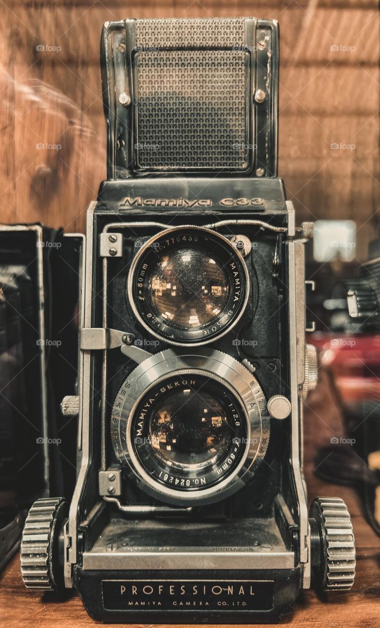 Vintage professional camera - Old times