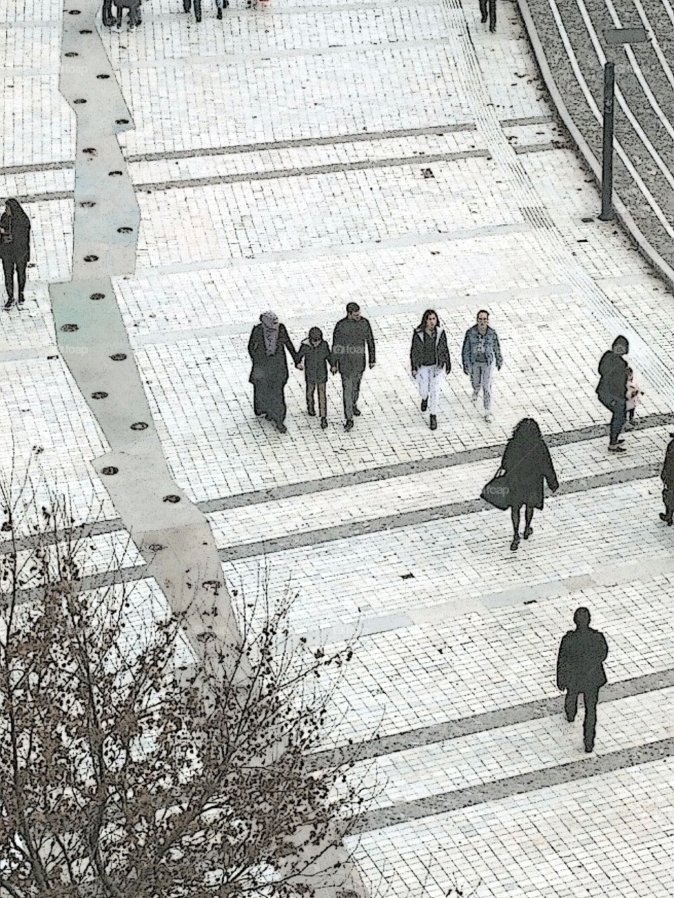 Tirana Sidewalk