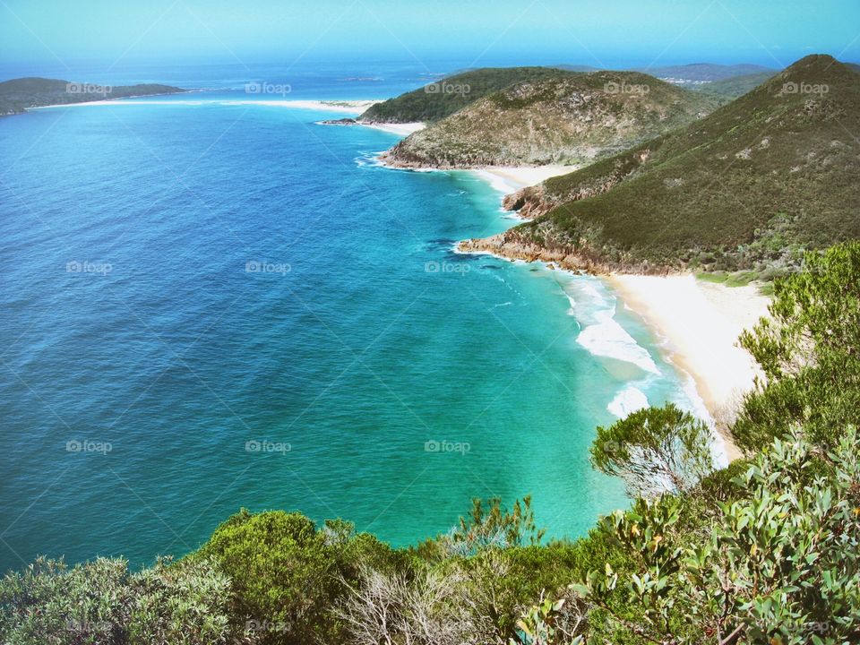 Scenic view of nelson Bay