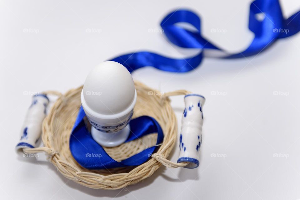 Easter egg close-up.  Easter background