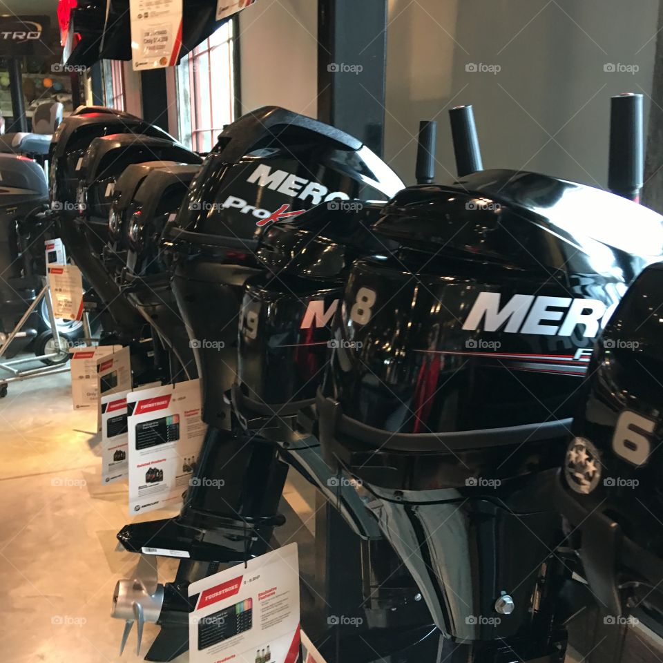 Mercury Black Outboard Boat Engines