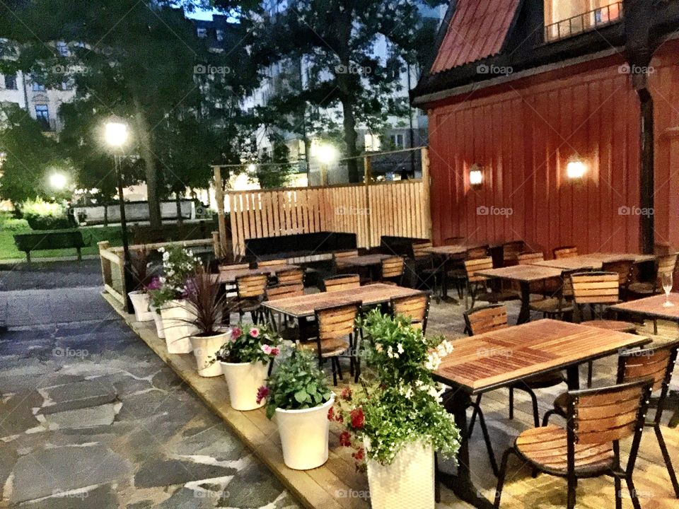 Restaurant outside 